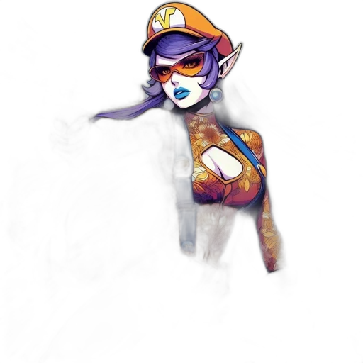 mask, robot, staff, creature transparent PNG cut-out