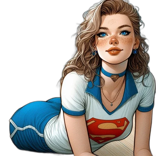 comic book art, concept art, cartoon, fantasy art transparent PNG cut-out