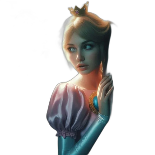 dress, staff, crown, face transparent PNG cut-out