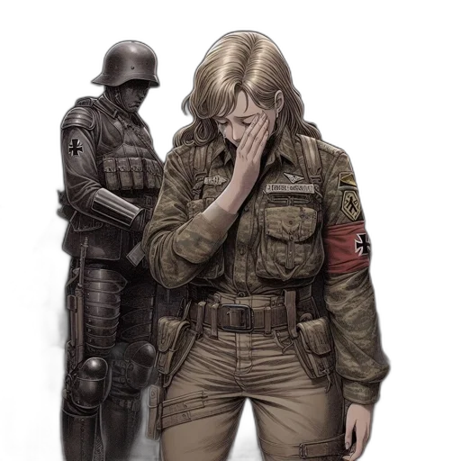 jacket, face, concept art, comic book art transparent PNG cut-out