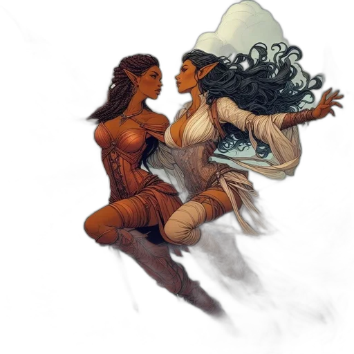 comic book art, concept art, fantasy art, pixel art transparent PNG cut-out
