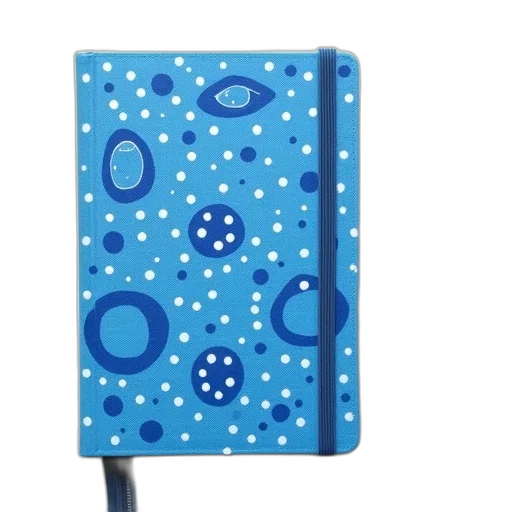 umbrella, blue, notebook, textured transparent PNG cut-out