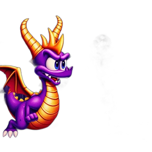 dragon, animal, staff, creature transparent PNG cut-out