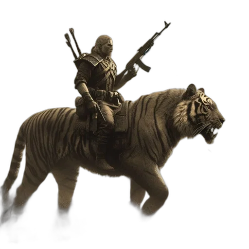 animal, concept art, fantasy art, 3d render transparent PNG cut-out