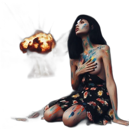dress, concept art, fantasy art, photorealistic transparent PNG cut-out
