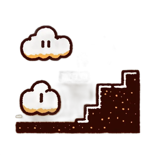 crown, food, pixel art, concept art transparent PNG cut-out