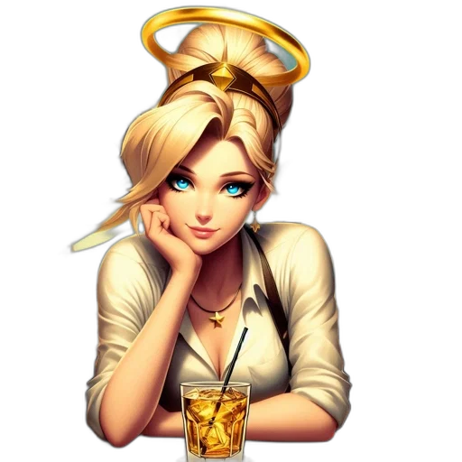 crown, jewelry, staff, face transparent PNG cut-out