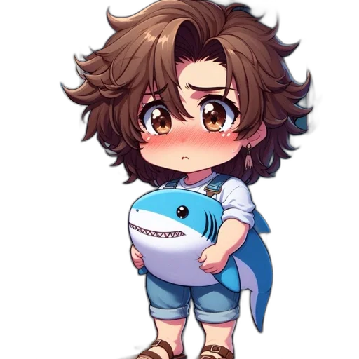 creature, anime, pixel art, vaporwave transparent PNG cut-out