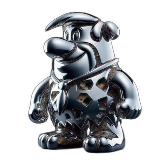 robot, jewelry, crown, 3d render transparent PNG cut-out