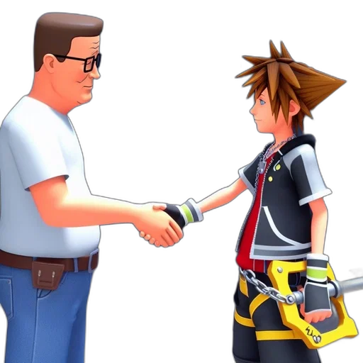 staff, weapon, jacket, 3d render transparent PNG cut-out