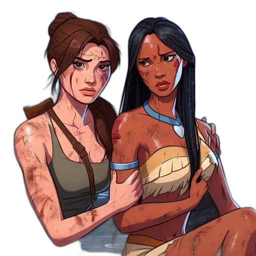 concept art, comic book art, fantasy art, pixel art transparent PNG cut-out