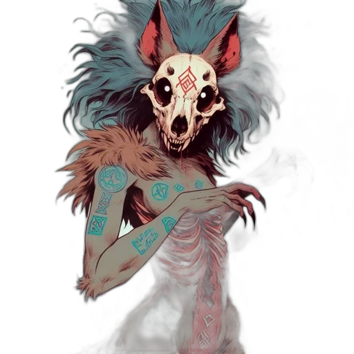 mask, creature, animal, face transparent PNG cut-out