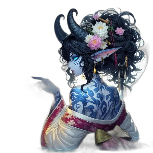 dragon, mask, staff, creature transparent PNG cut-out