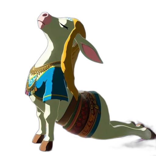 animal, dress, staff, sword transparent PNG cut-out