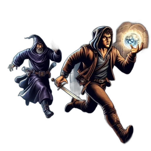 concept art, fantasy art, comic book art, pixel art transparent PNG cut-out