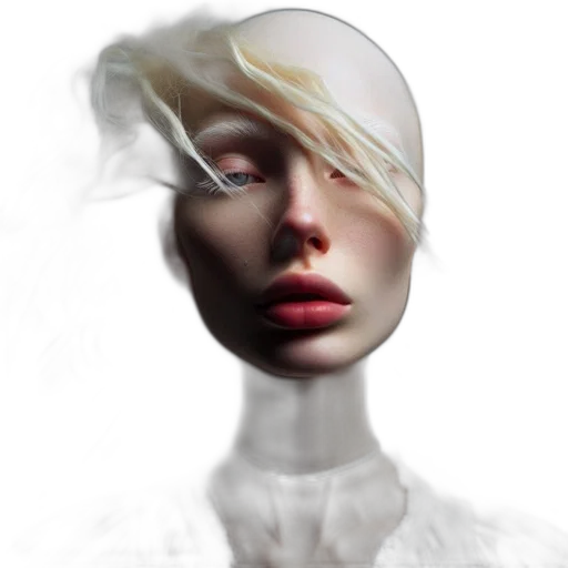 face, mask, hair, hat transparent PNG cut-out