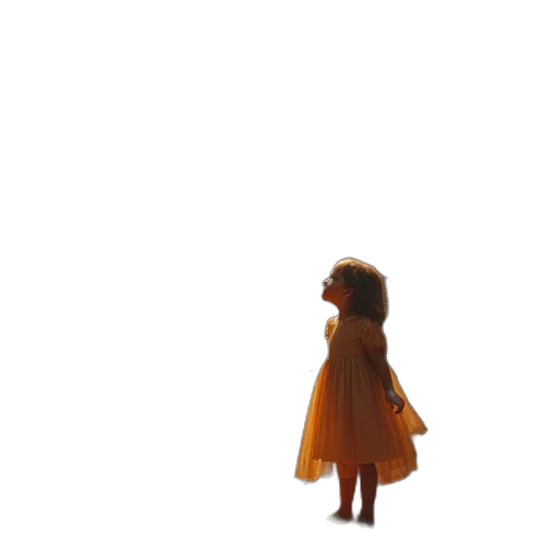 dress, robot, hair, creature transparent PNG cut-out