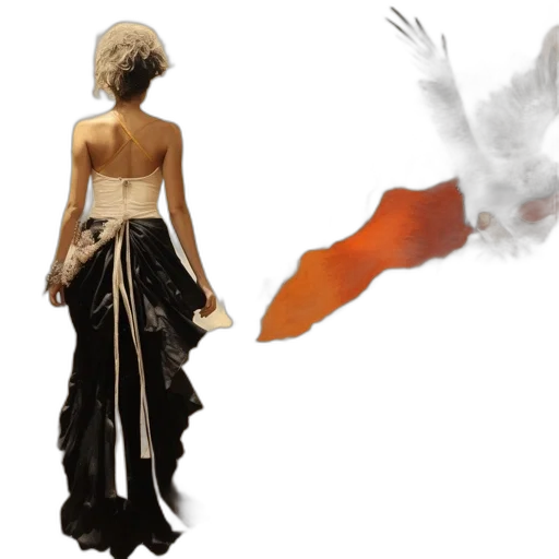 dress, concept art, fantasy art, pixel art transparent PNG cut-out