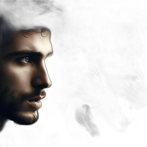 face, dragon, mask, photorealistic transparent PNG cut-out