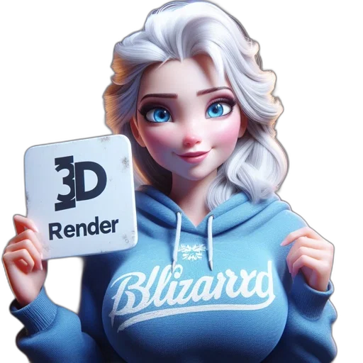 3d render, cartoon, concept art, pixel art transparent PNG cut-out