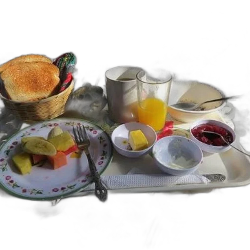 food, breakfast, tray, toast transparent PNG cut-out