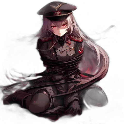 dress, robot, weapon, hat transparent PNG cut-out