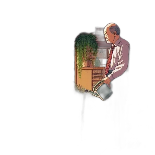 furniture, umbrella, jacket, pixel art transparent PNG cut-out