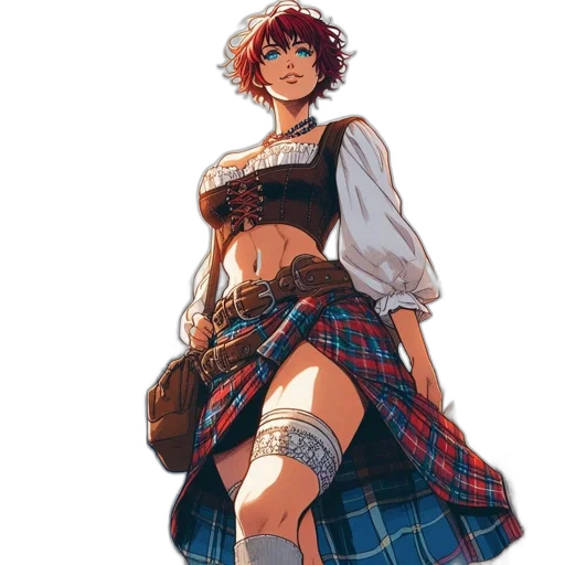 dress, concept art, comic book art, fantasy art transparent PNG cut-out