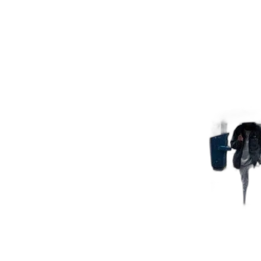 umbrella, robot, weapon, staff transparent PNG cut-out