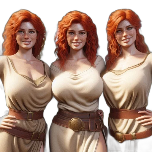 dress, concept art, fantasy art, comic book art transparent PNG cut-out