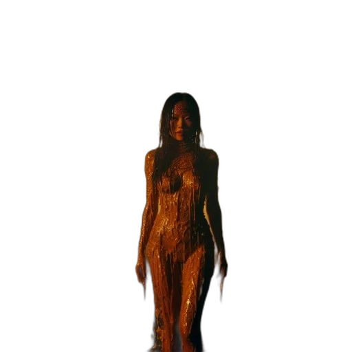 dress, creature, animal, hair transparent PNG cut-out