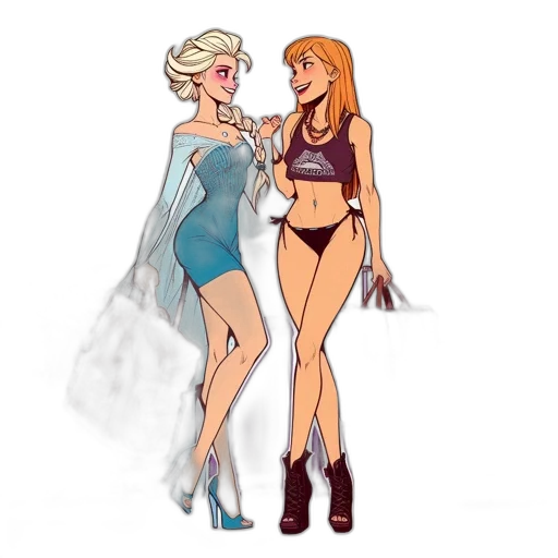 dress, concept art, comic book art, fantasy art transparent PNG cut-out