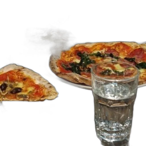 food, photorealistic, 3d render, fire transparent PNG cut-out