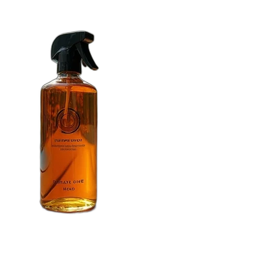 bottle, hair, 3d render, photorealistic transparent PNG cut-out
