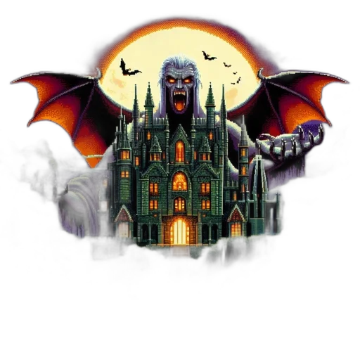 pixel art, fantasy art, concept art, comic book art transparent PNG cut-out