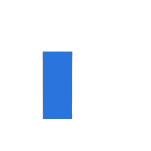 robot, pixel art, blue, monochrome transparent PNG cut-out