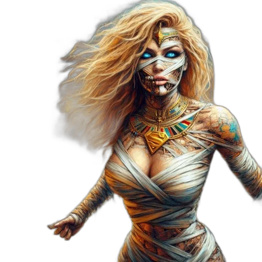 fantasy art, concept art, comic book art, photorealistic transparent PNG cut-out