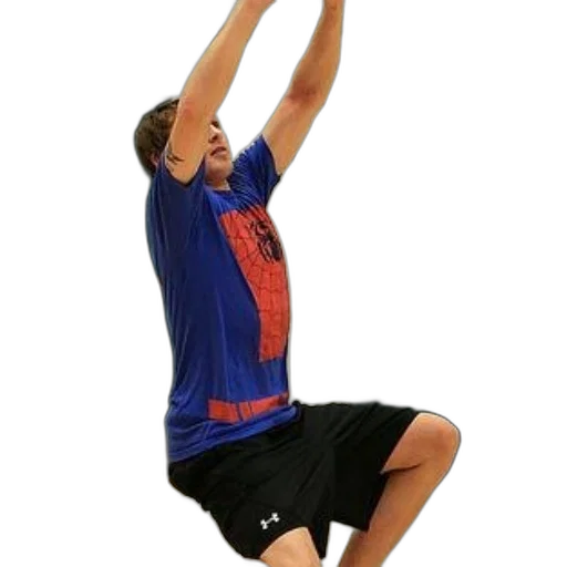 3d render, person, wearing, spider-man transparent PNG cut-out