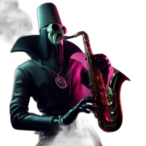 mask, staff, robot, creature transparent PNG cut-out