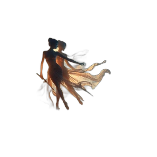 hair, dress, creature, animal transparent PNG cut-out