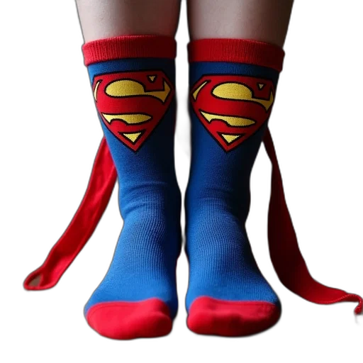shoes, pair, superhero, socks transparent PNG cut-out