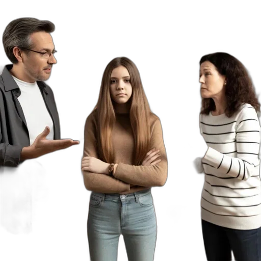 three, people, including, man transparent PNG cut-out