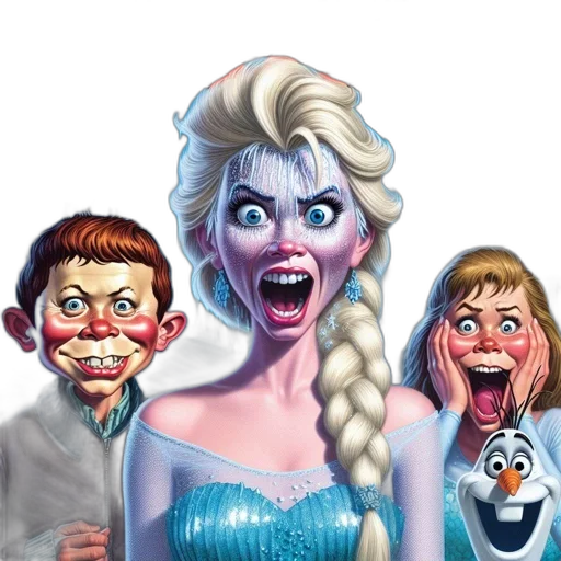 concept art, comic book art, cartoon, 3d render transparent PNG cut-out