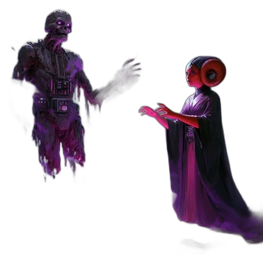 robot, staff, mask, concept art transparent PNG cut-out