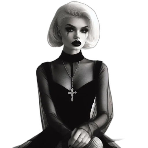 dress, jewelry, crown, face transparent PNG cut-out