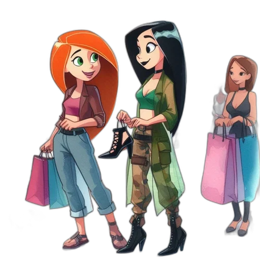 dress, jewelry, concept art, cartoon transparent PNG cut-out