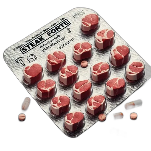 food, steak-styled, capsule, packaging transparent PNG cut-out