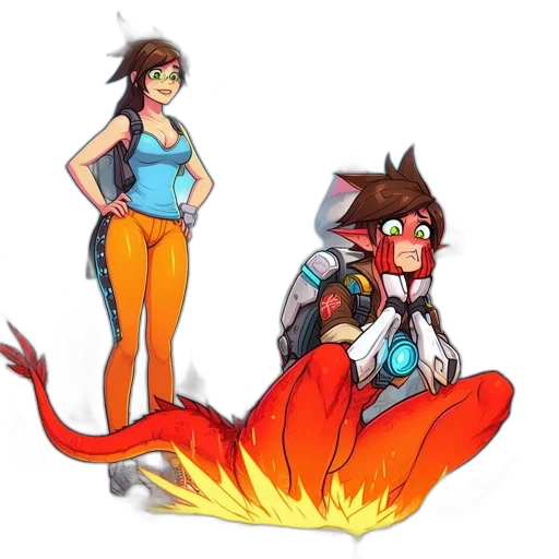 jacket, dragon, concept art, pixel art transparent PNG cut-out