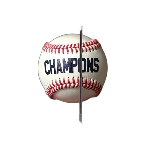 major, league, baseball, champs transparent PNG cut-out