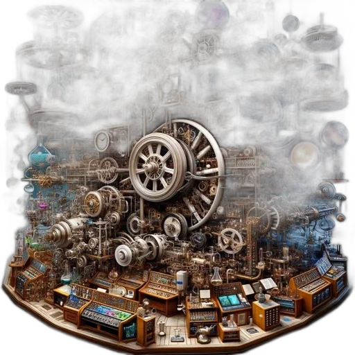 robot, furniture, weapon, concept art transparent PNG cut-out